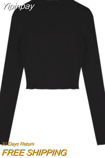 Yipinpay Fashion Suit Woman Elegant Clothing Strap Y2k Mini Dress + Black Slim Tops Basic 2 Piece Dress Set Female 2023 Spring